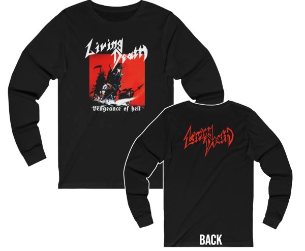 Living Death Vengeance of Hell Album Cover Long Sleeved Shirt