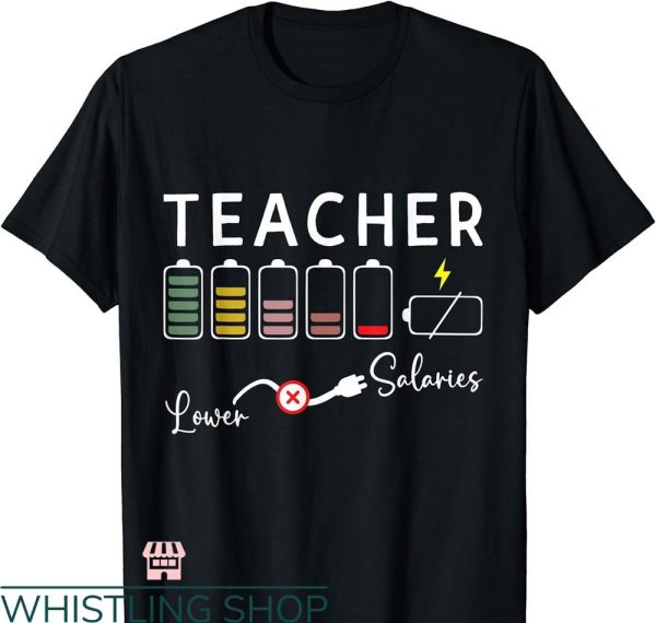 Lower Teacher Salaries T-shirt For Women Men