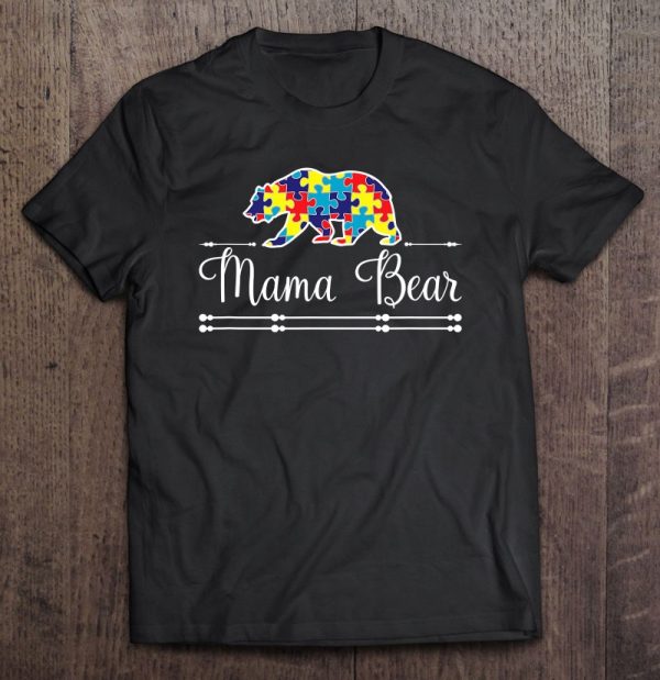 Mama Bear Autism Awareness Autism Mom Puzzle