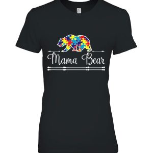 Mama Bear Autism Awareness Autism Mom Puzzle