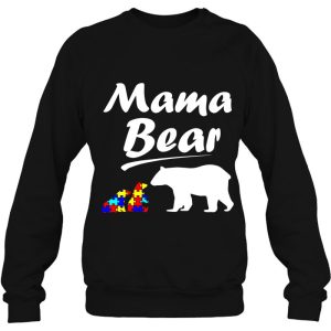 Mama Bear Autism Awareness Autism Mom With Two Cubs 4
