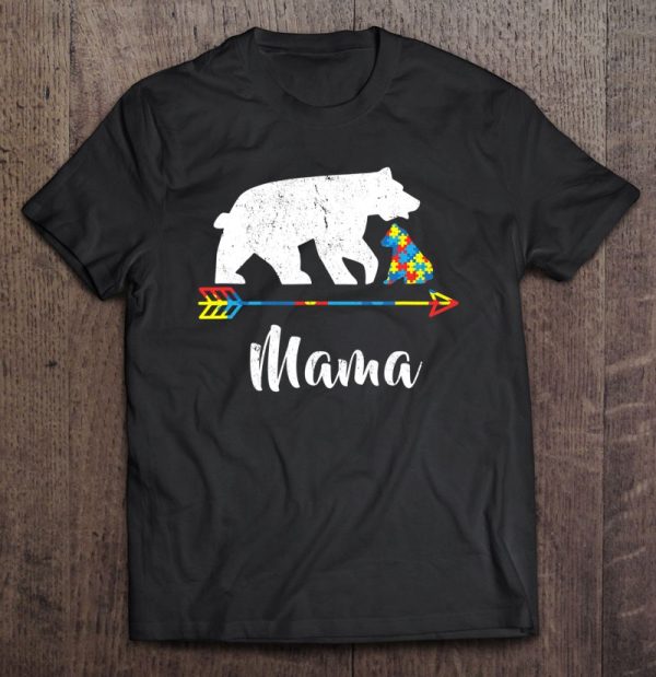 Mama Bear Autism Awareness Proud Autism Mom