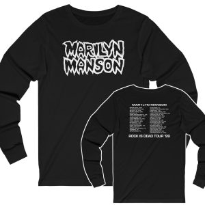 Marilyn Manson Custom 1999 Mechanical Animals Long Sleeved Tour Shirt 1
