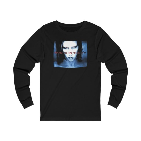 Marilyn Manson God Is In The TV Long Sleeved Shirt