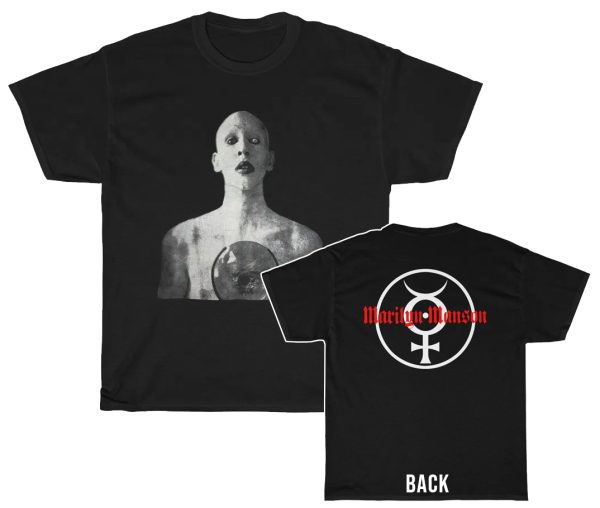Marilyn Manson Holywood Era Bald Mercury Symbol Shirt