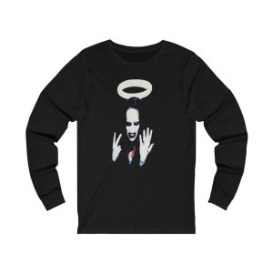 Marilyn Manson I Wasn’t Born With Enough Middle Fingers Long Sleeved Shirt