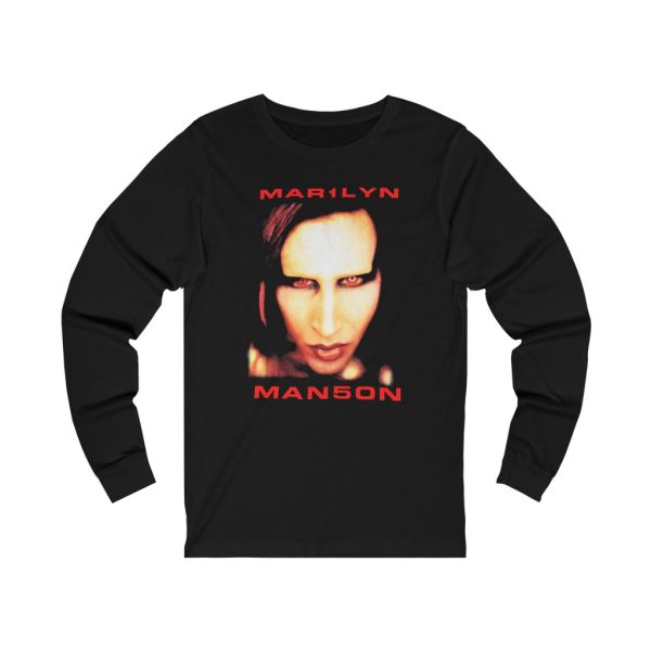 Marilyn Manson Mechanical Animals Era Bigger Than Satan Long Sleeved Shirt