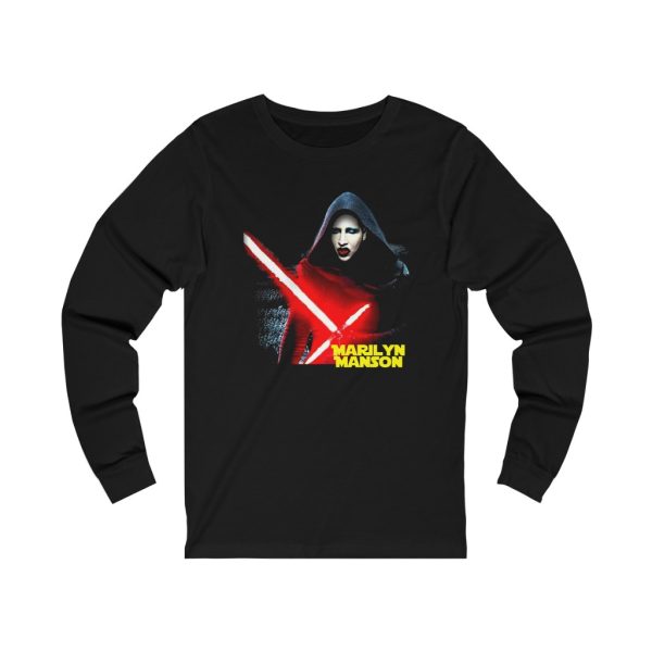 Marilyn Manson Star Wars Sith with Grogu Long Sleeved Shirt