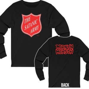 Marilyn Manson The Satanic Army Long Sleeved Shirt 1