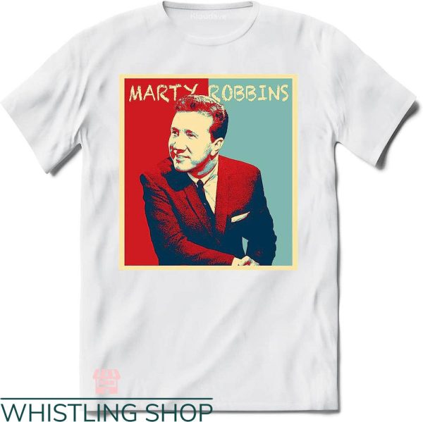 Marty Robbins T-shirt Country Music Singer Marty Robbins