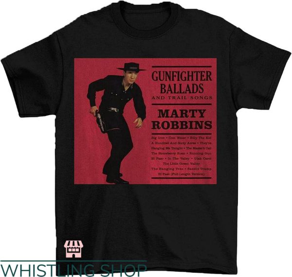 Marty Robbins T-shirt Marty Singer Music Robbins Album Shirt