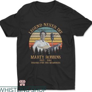 Marty Robbins T-shirt Thank For The Memories T-shirt