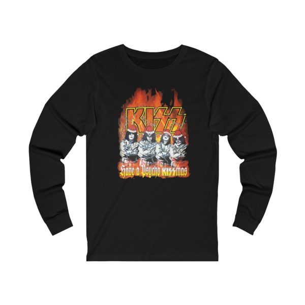 Merry KISSMas 1998 Psycho Circus Era KISS Christmas Long Sleeved Shirt