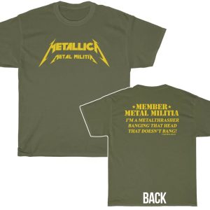 Metallica 1984 Metal Militia I’m A MetalThrasher Shirt