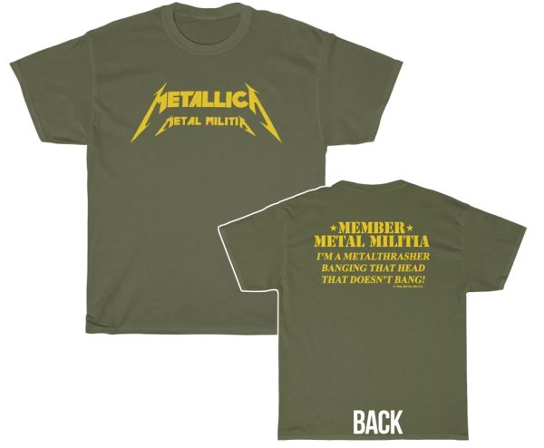 Metallica 1984 Metal Militia I’m A MetalThrasher Shirt