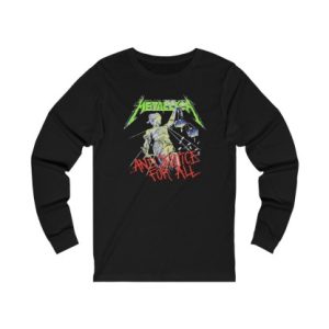 Metallica 1988 89 And Justice For All World Tour Long Sleeved Shirt 3