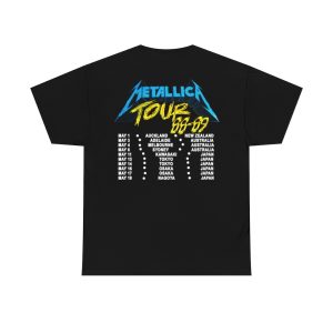 Metallica 1988-89 And Justice For All World Tour Shirt