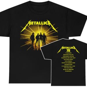 Metallica 72 Seasons Track Listing Shirt 1