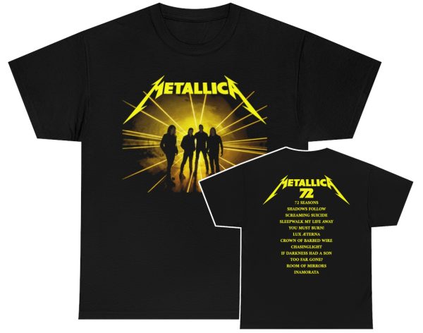 Metallica 72 Seasons Track Listing Shirt
