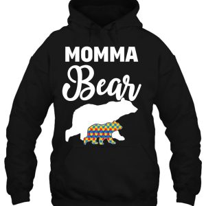 Momma Bear Autism Awareness Gift For Proud Autism Mom 3