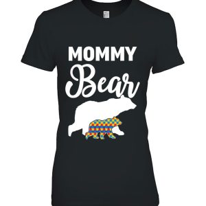Mommy Bear Autism Awareness Gift For Proud Autism Mom 2