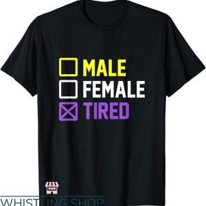 Non Bidenary Shirt T-shirt LGBT Pride Nonbinary Flag T-shirt