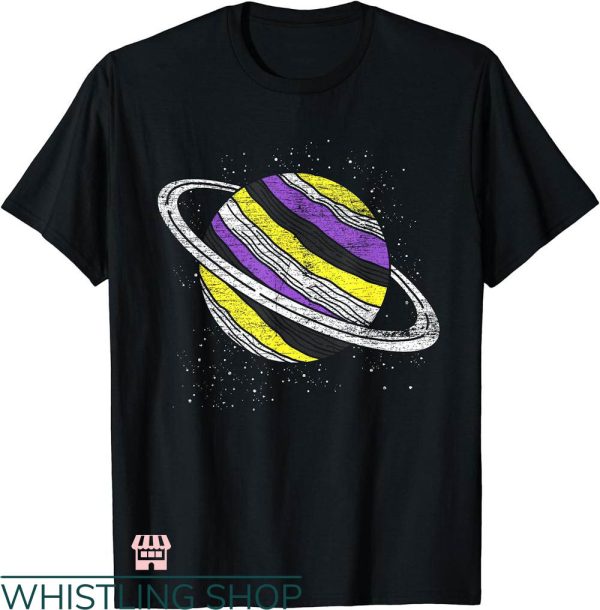 Non Bidenary Shirt T-shirt Non-binary Genderfluid Planet