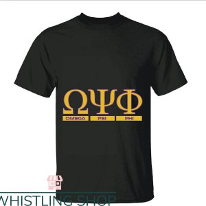 Omega Psi Phi T-Shirt Characters Fraternity T-Shirt Trending