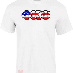 Omega Psi Phi T-Shirt Phi Kappa Psi American Flag T-Shirt