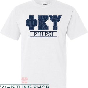 Omega Psi Phi T-Shirt Phi Psi Washed Letters Shirt Trending