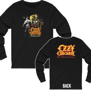 Ozzy Osboure 1986 Ultimate Sin World Tour Long Sleeved Shirt 1