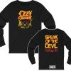 Ozzy Osbourne 1982 – 83 Speak of The Devil Tour Long Sleeved Shirt