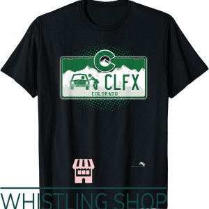 Pee Pee Poo Poo T-Shirt Colorado License Plate Colfax