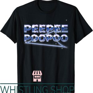 Pee Pee Poo Poo T-Shirt Funny Retro Vaporwave Gaming Viral