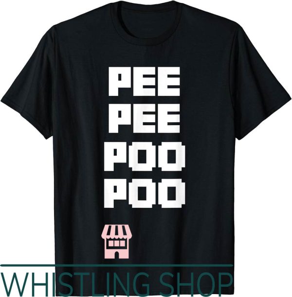 Pee Pee Poo Poo T-Shirt Funny Video Game Player Streamer