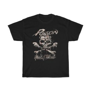 Poison 1990 1991 Flesh amp Blood Tour Shirt 2