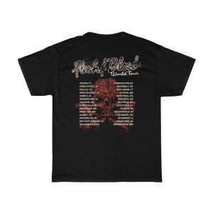 Poison 1990 1991 Flesh amp Blood Tour Shirt 3