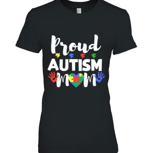 Proud Autism Mom Awareness Love Shirt Puzzle Gift 2