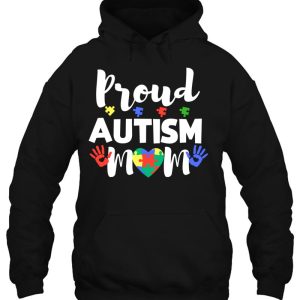 Proud Autism Mom Awareness Love Shirt Puzzle Gift 3