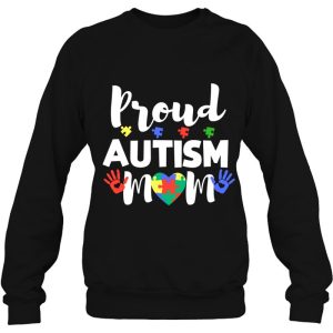 Proud Autism Mom Awareness Love Shirt Puzzle Gift 4