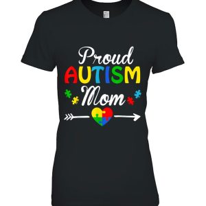 Proud Autism Mom Puzzle Heart Autism Awareness 2021 Classic 2