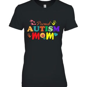 Proud Autism Mom Support Autistic Autism Awareness Design