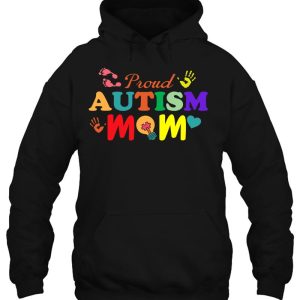 Proud Autism Mom Support Autistic Autism Awareness Design 3