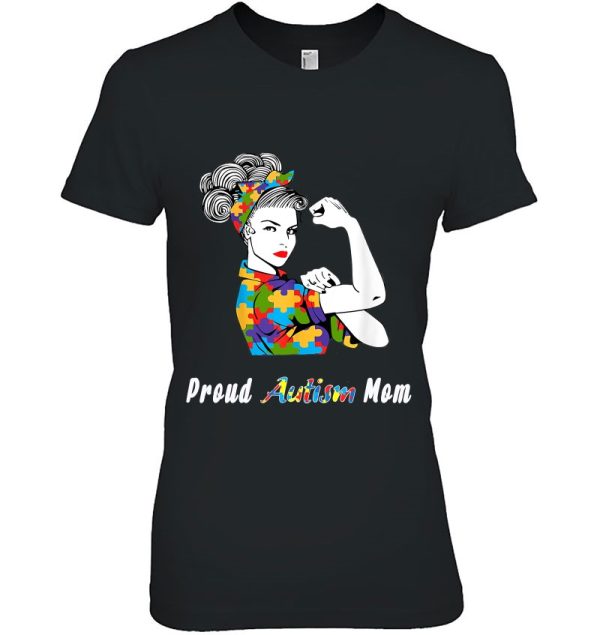 Proud Autism Mom World Autism Awareness Day Month Best Gift