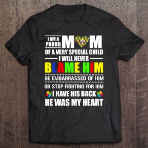 Proud Mom Of An Autistic Kid Tee Autism Mom S Gift