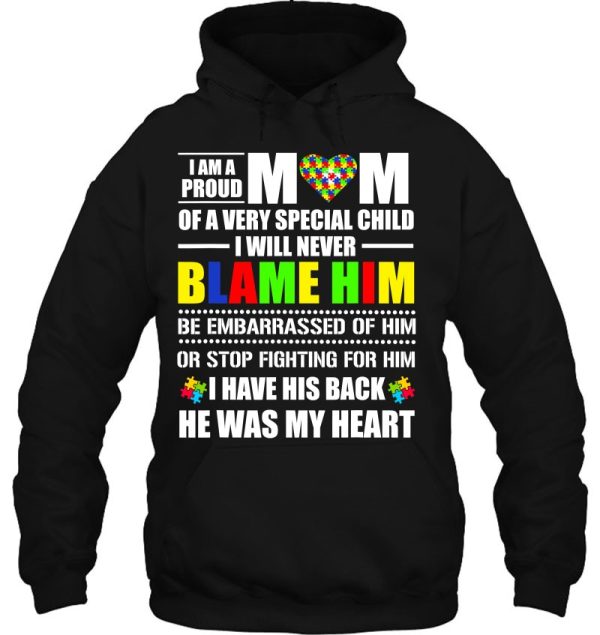 Proud Mom Of An Autistic Kid Tee Autism Mom S Gift