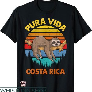 Pura Vida T-shirt Costa Rica Pura Vida Sloth T-shirt