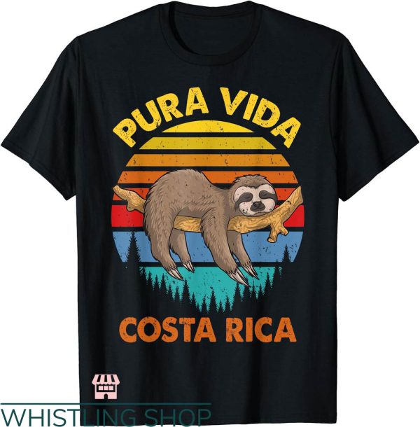 Pura Vida T-shirt Costa Rica Pura Vida Sloth T-shirt