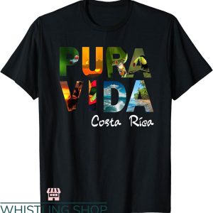 Pura Vida T-shirt Pura Vida Tropical Surf Beach Vibes Shirt