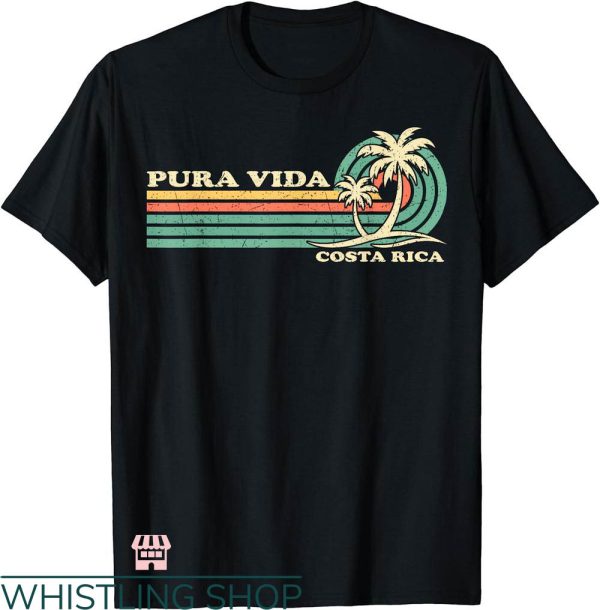 Pura Vida T-shirt Retro Vintage Family Vacation Pura Vida